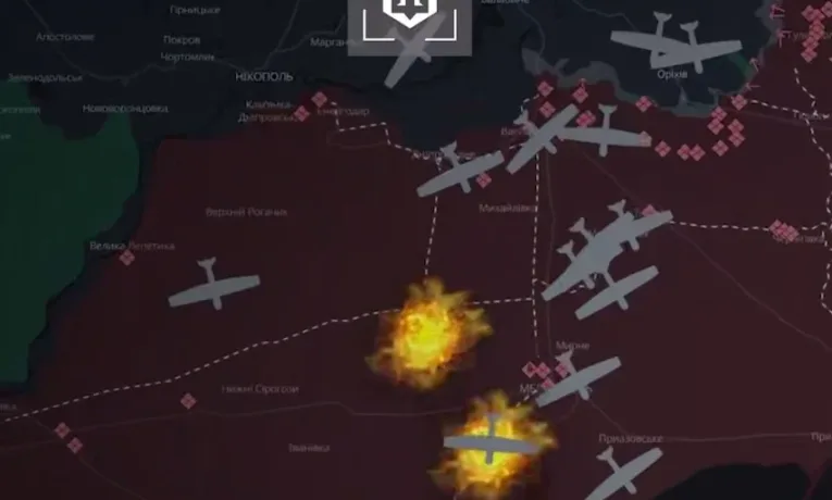ЗСУ нищать техніку окупантів на Запоріжжі: відео удару
