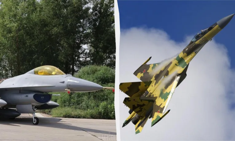 F-16 проти Су-35С: хто переможе у повітряному бою