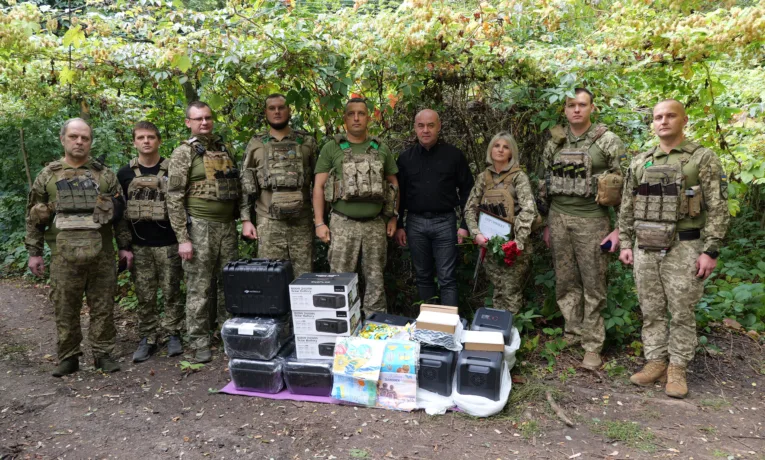 допомога 44 бригаді від Тернополя